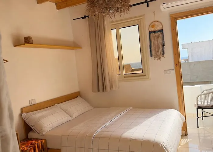 Bedro Rooftop 1 Private Balcony Sea View 30 Sec To Sea Daire *